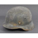 WWII SECOND WORLD WAR GERMAN THIRD REICH M42 HELMET