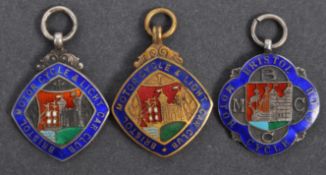 THREE BRISTOL MOTORCYCLE CLUB MEDALS