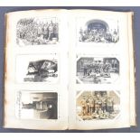 WWI FIRST WORLD WAR GERMAN PICTURE POSTCARD ALBUM