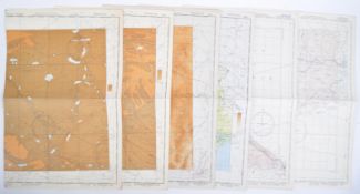 COLLECTION OF ORIGINAL WWII SECOND WORLD WAR US MAPS