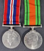 WWII SECOND WORLD WAR MEDAL PAIR