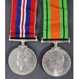 WWII SECOND WORLD WAR MEDAL PAIR