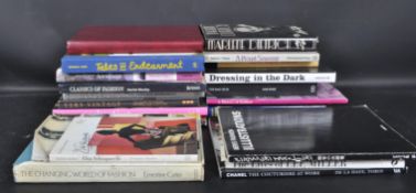 LARGE COLLECTION OF VINTAGE FASHION REFERENCE BOOKS