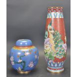 TWO EARLY 20TH CENTURY CHINESE CLOISONNE VASES