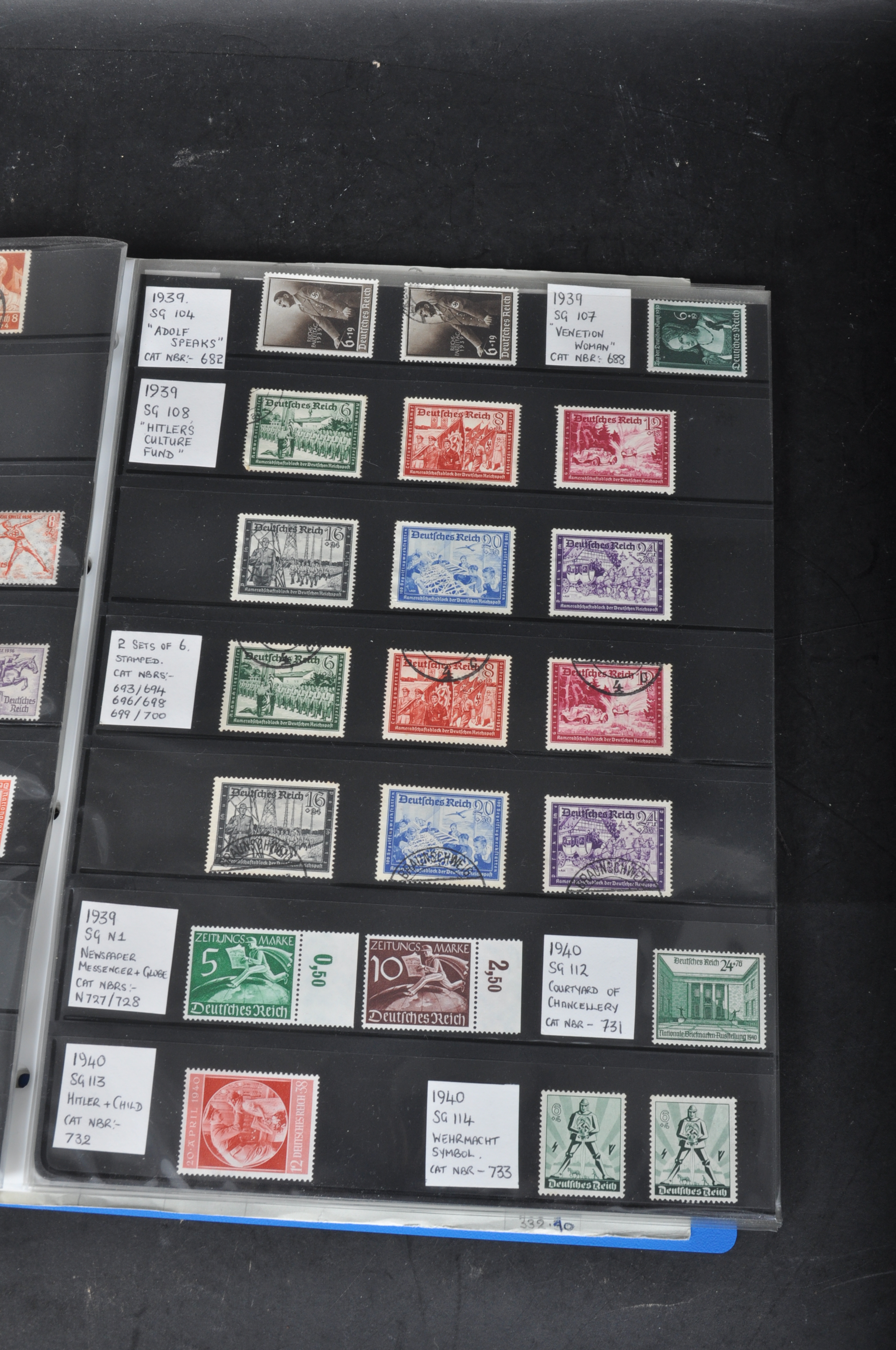 COLLECTION OF 20TH CENTURY GERMAN STAMPS - Image 3 of 8