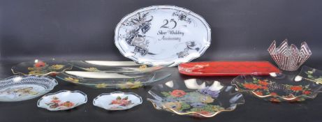 COLLECTION OF MID 20TH CENTURY SERVING PLATTERS