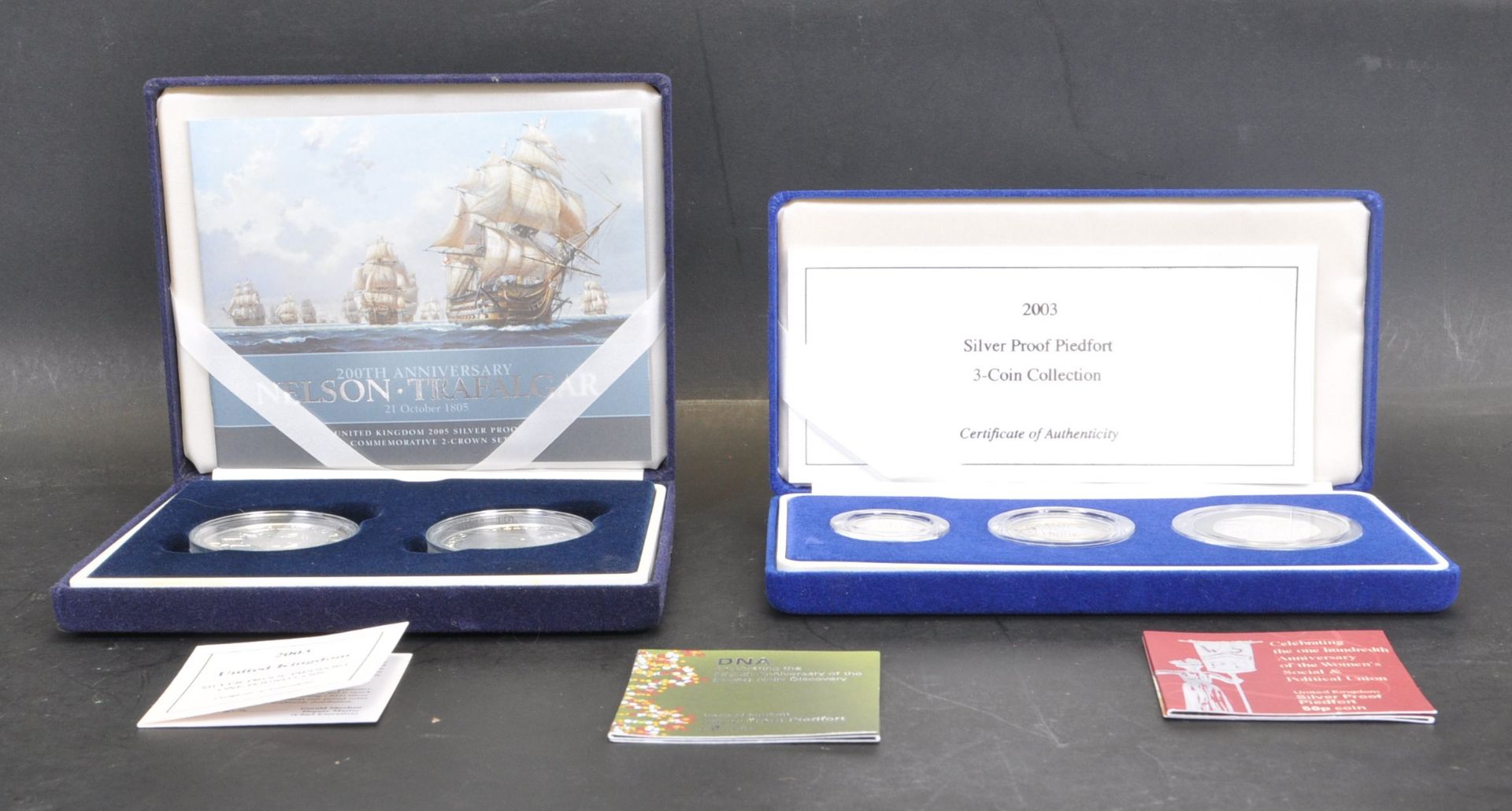 COLLECTION OF TWO SILVER SILVER PROOF COIN SETS