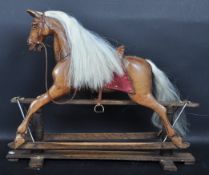 VINTAGE 20TH CENTURY MINIATURE ROCKING HORSE