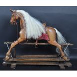 VINTAGE 20TH CENTURY MINIATURE ROCKING HORSE