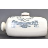 19TH CENTURY VICTORIAN STONEWARE DOULTON IMPROVED FOOT WARMER