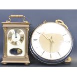 LATE 20TH CENTURY 8 DAY CARRIAGE CLOCK