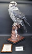 LATE 20TH CENTURY GIUSUPPE ARMANI SCULPTURE OF A FALCON