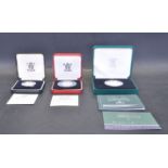 COLLECITON OF SILVER PROOF PIEDFORT COINS