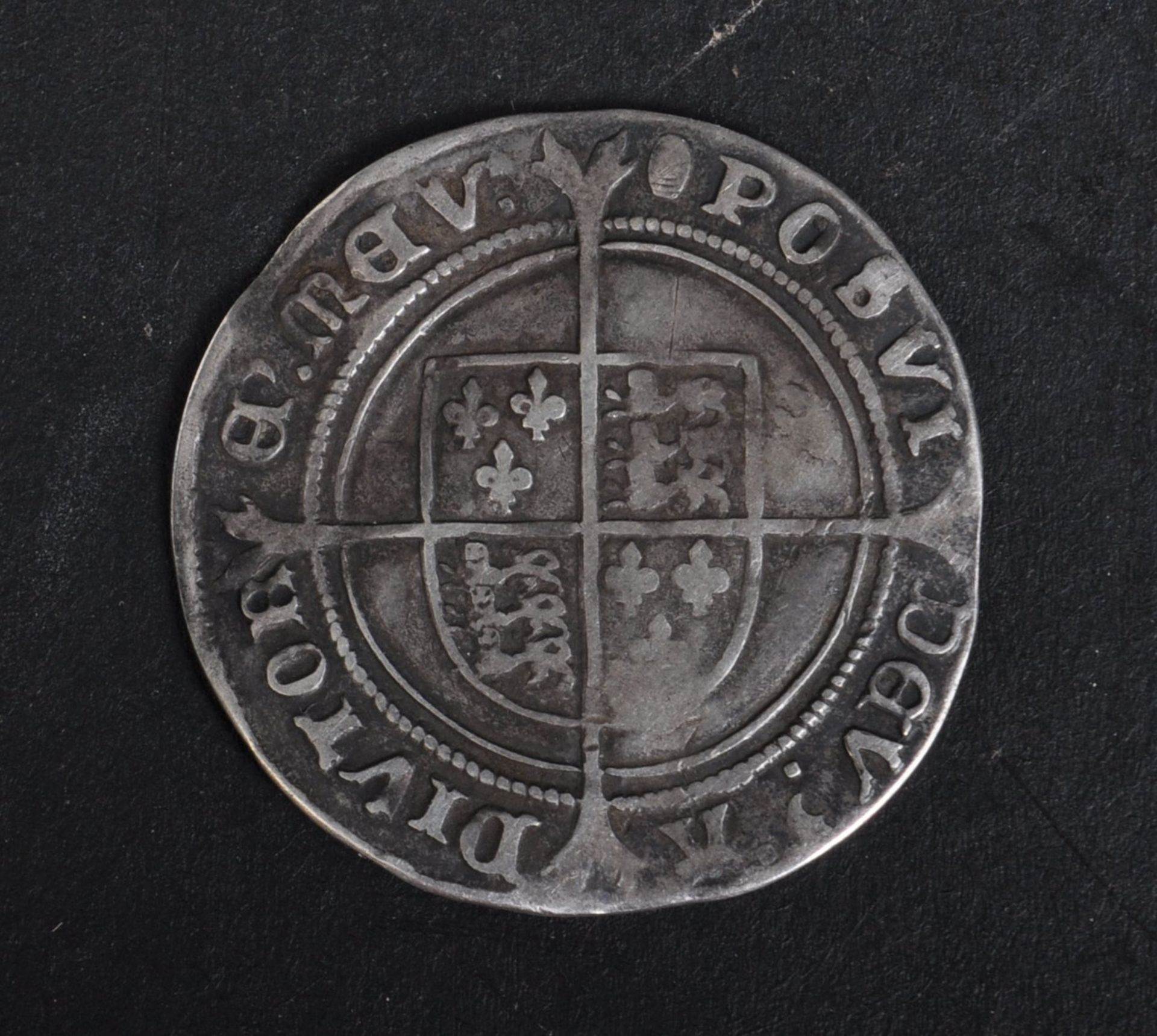 BRITISH COINS EDWARD VI SILVER SHILLING COIN - Bild 3 aus 3