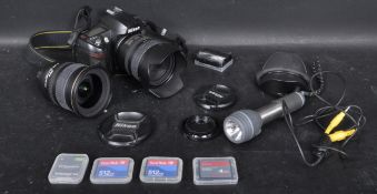 NIKON D70 CAMERA WITH ACCESSORIES
