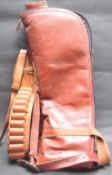 VINTAGE 20TH CENTURY LEG OF MUTTON LEATHER BAG