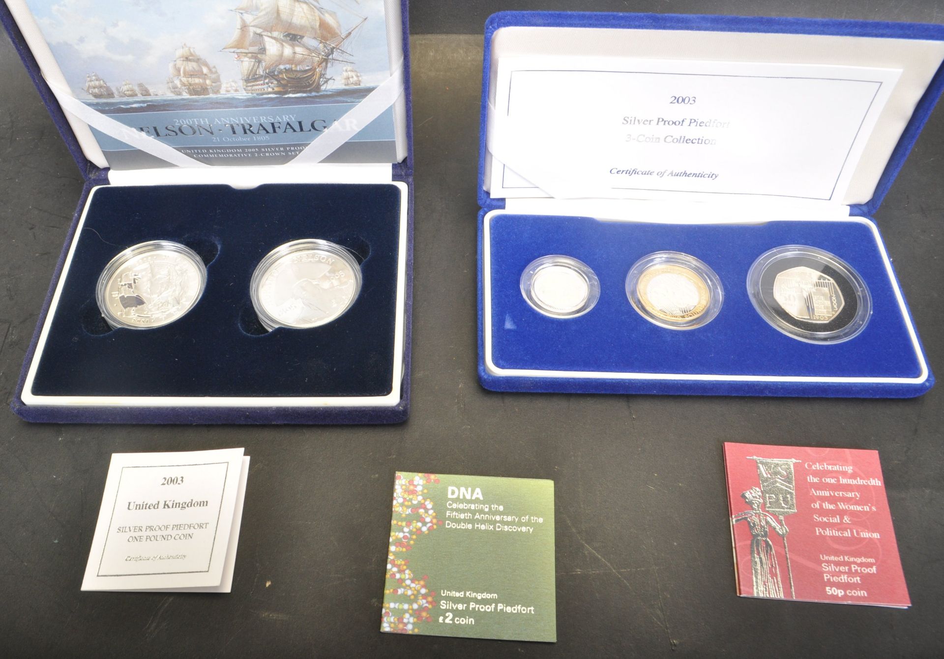 COLLECTION OF TWO SILVER SILVER PROOF COIN SETS - Bild 2 aus 6