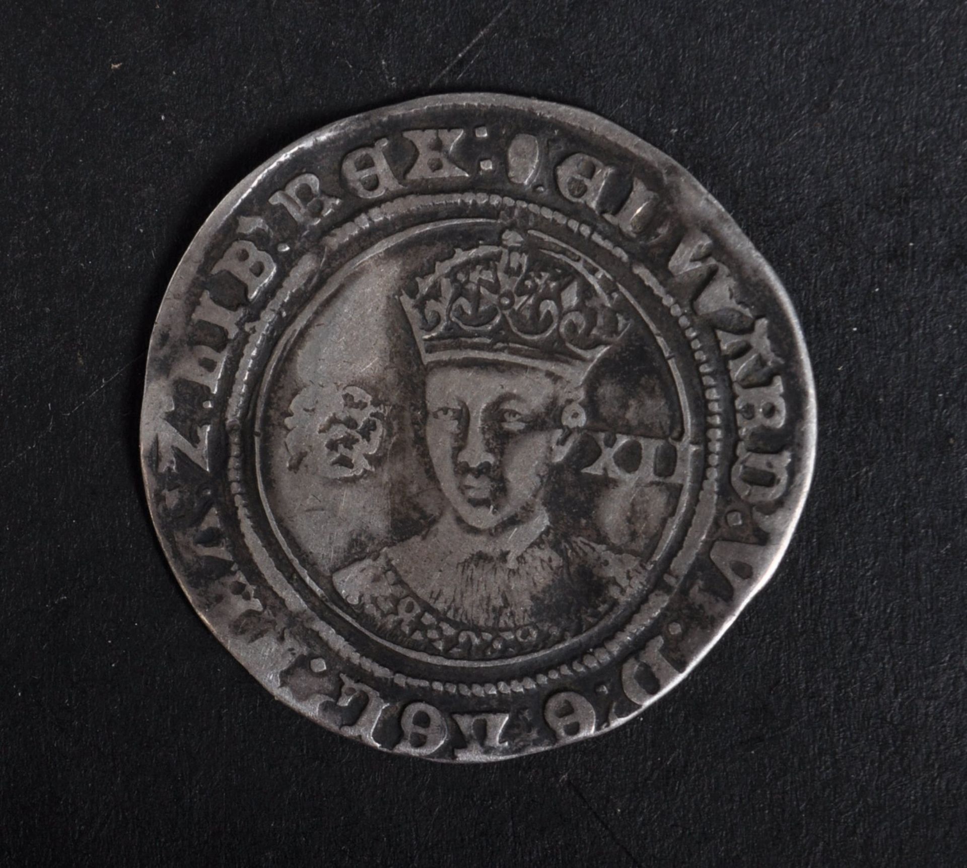 BRITISH COINS EDWARD VI SILVER SHILLING COIN - Bild 2 aus 3