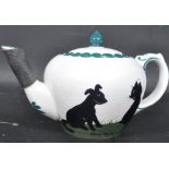 EARLY 20TH CENTURY LOUIS WAIN TEAPOT - THE BRISTOL CAT & DOG POTTERY