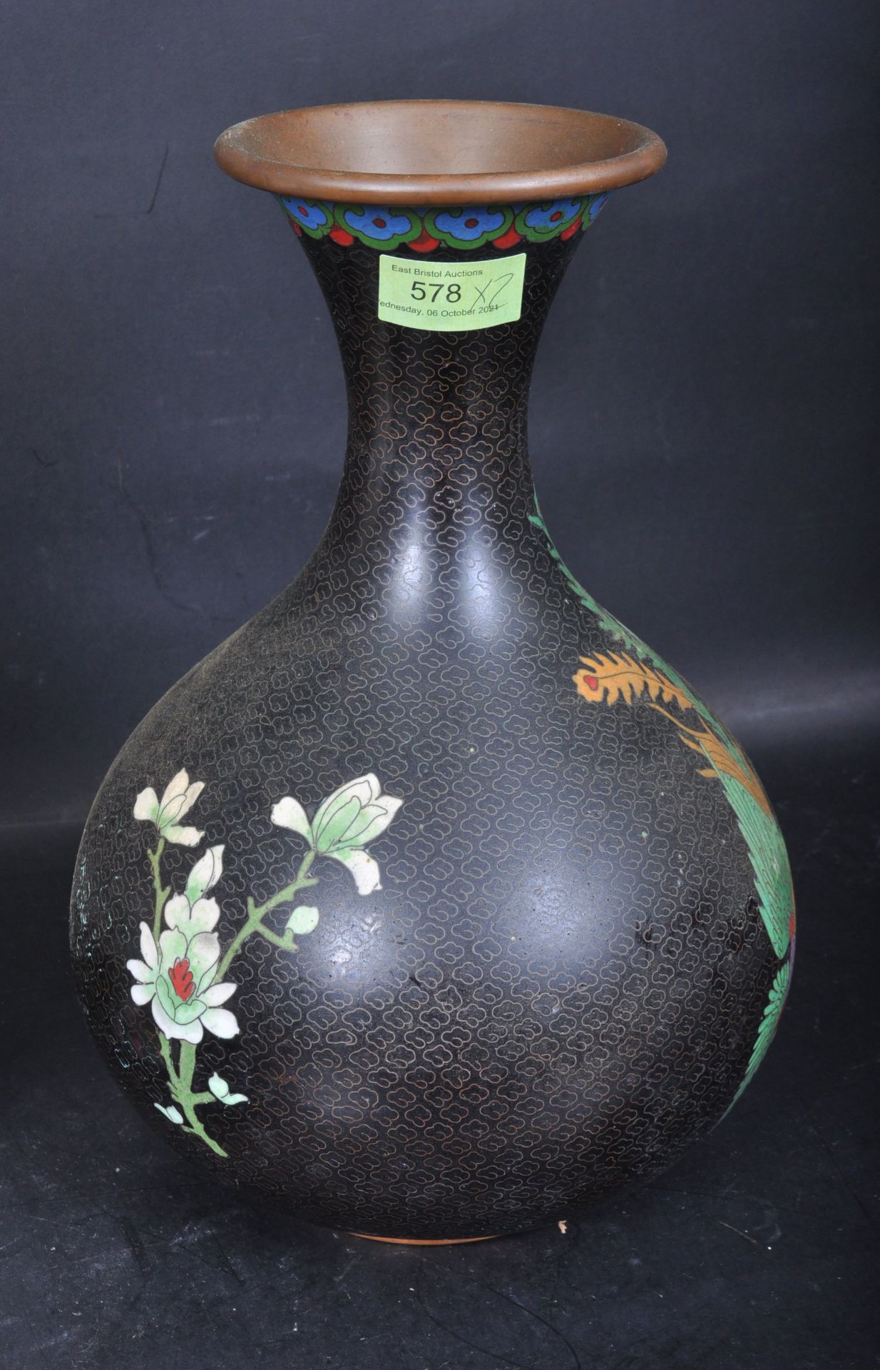 VINTAGE 20TH CENTURY CHINESE ORIENTAL LIDDED VASE WITH ANOTHER - Bild 4 aus 4