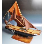 EARLY 20TH CENTURY SCRATCH BUILT MODEL BOAT