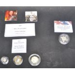 2004 UNITED KINGDOM SILVER PIEDFORT THREE COIN SET