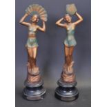 PAIR OF EARLY 20TH CENTURY ART DECO FIGURES
