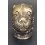 VINTAGE STYLE DOGS HEAD VESTA CASE