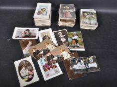 COLLECTION OF 500+ CHILDREN VINTAGE POSTCARDS