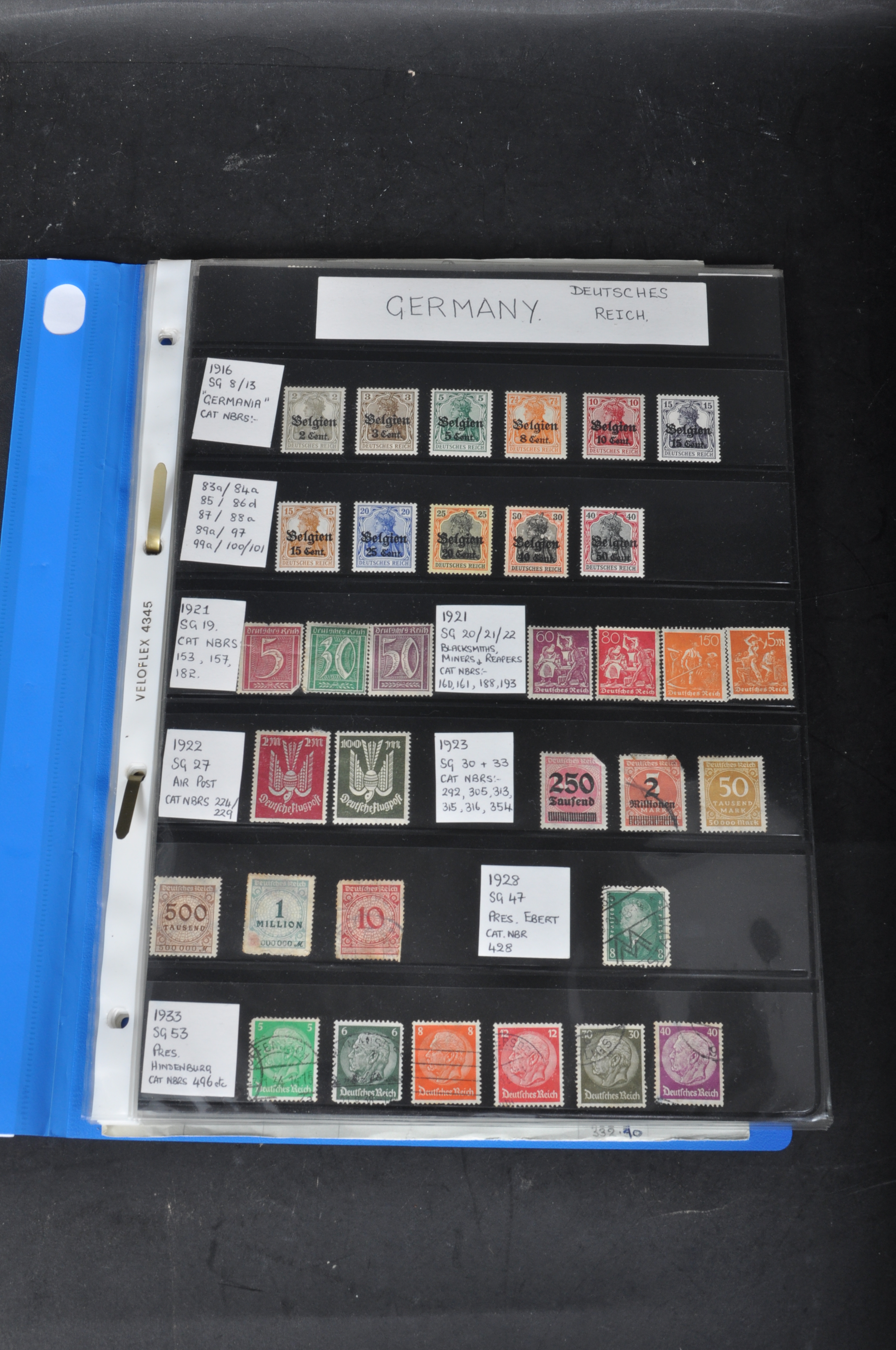 COLLECTION OF 20TH CENTURY GERMAN STAMPS - Image 4 of 8