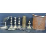 COLLECTION OF 19TH CENTURY AND LATE BRASS AND COPPERWARE
