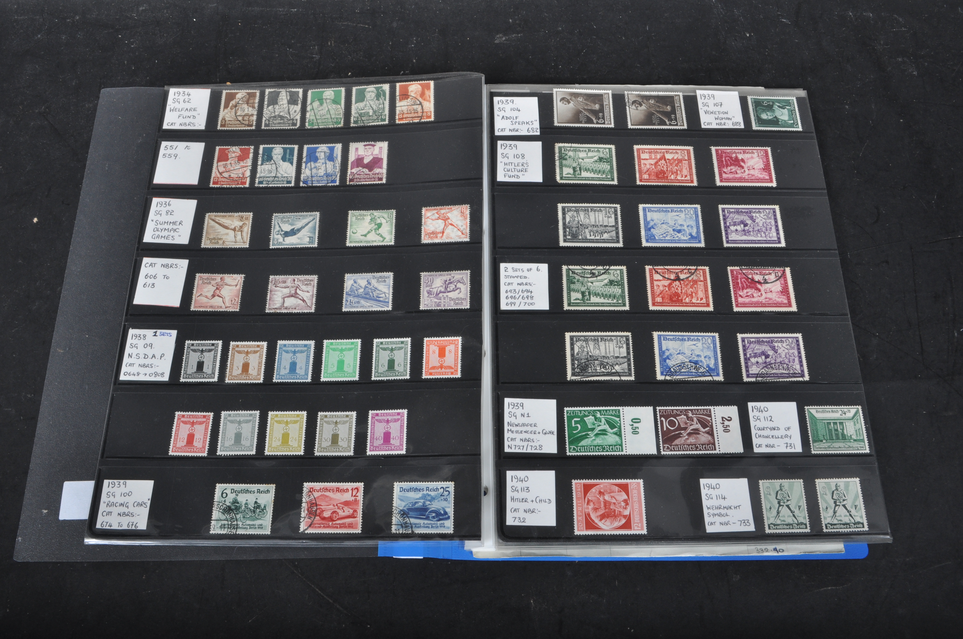 COLLECTION OF 20TH CENTURY GERMAN STAMPS