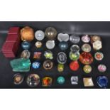 LARGE COLLECTION OF PAPERWEIGHTS