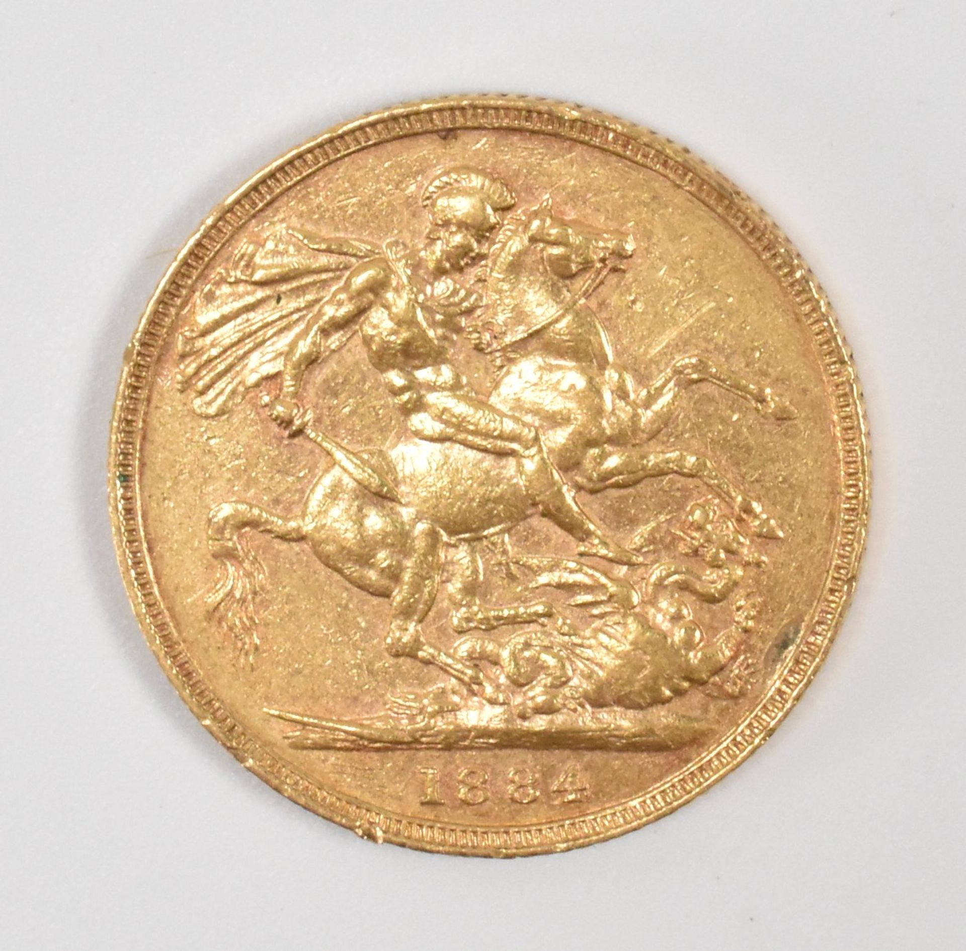 1884 VICTORIAN 22CT GOLD SOVEREIGN