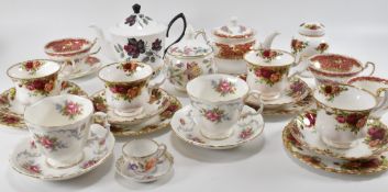 COLLECTION OF VINTAGE 20TH CENTURY FINE BONE CHINA TEA WARES