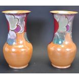 PAIR OF J. STEVENTON BURSLEM ROYAL VENTON WARE VASES