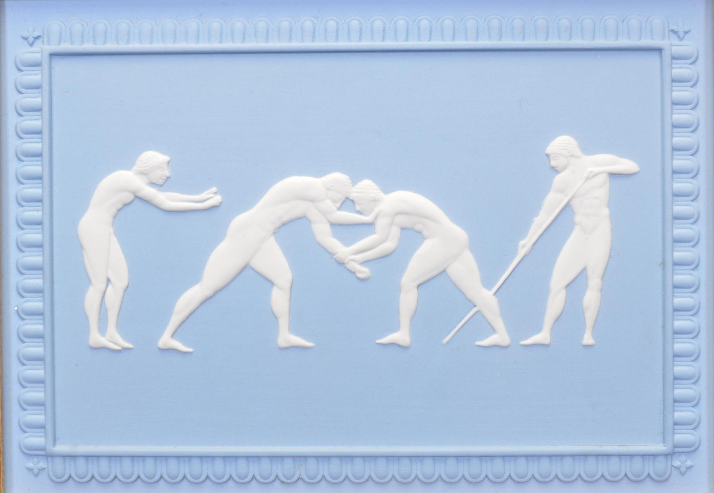 SYDNEY OLYMPICS LIMITED EDITION WEDGWOOD JASPERWARE WALL PLAQUE - Image 2 of 5