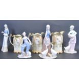 COLLECTION OF 20TH CENTURY LLADRO / NAO STYLE FIGURINES