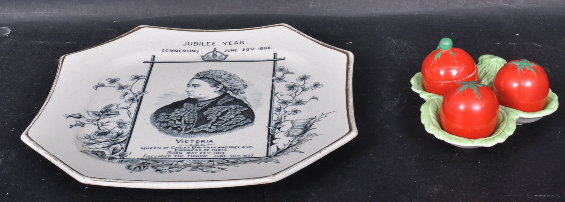 19TH CENTURY VICTORIAN QUEEN VICTORIA COMMEMORATIVE PLATE