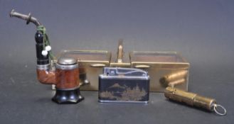 GROUP OF VINTAGE SMOKERS COLLECTORS ITEMS