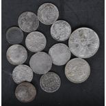 COLLECTION OF 17TH - 20TH CENTURY SILVER COINS