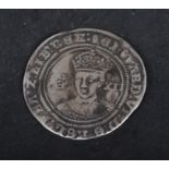 BRITISH COINS EDWARD VI SILVER SHILLING COIN