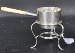 HARRODS SILVER PLATE BRANDY WARMER