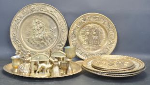 COLLECTION OF VINTAGE BRASS WARE