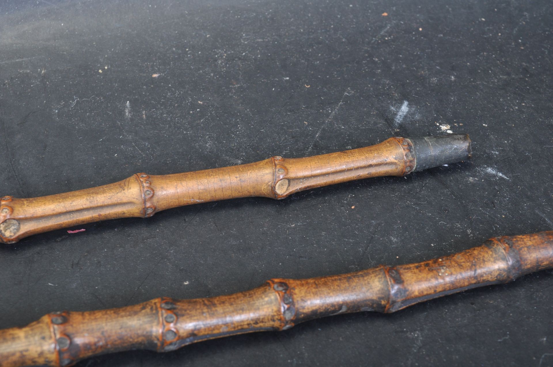 TWO 1914’S MILITARY WWI BAMBOO SWAGGER STICK - Bild 7 aus 7