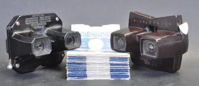 TWO MID 20TH CENTURY VIEW MASTER AND 3D DISC