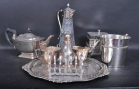 COLLECTION OF 20TH CENTURY SILVER PLATED WARE