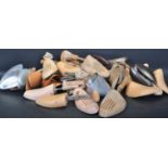 LARGE SELECTION OF WOODEN AND METAL SHOE LASTS