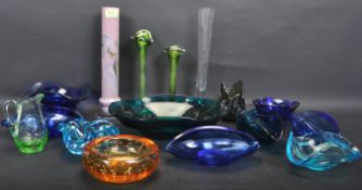 GROUP OF VINTAGE ITALIAN STUDIO ART GLASS