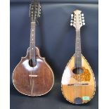 TWO 20TH CENTURY MANDOLIN MUSICAL INSTRUMENTS